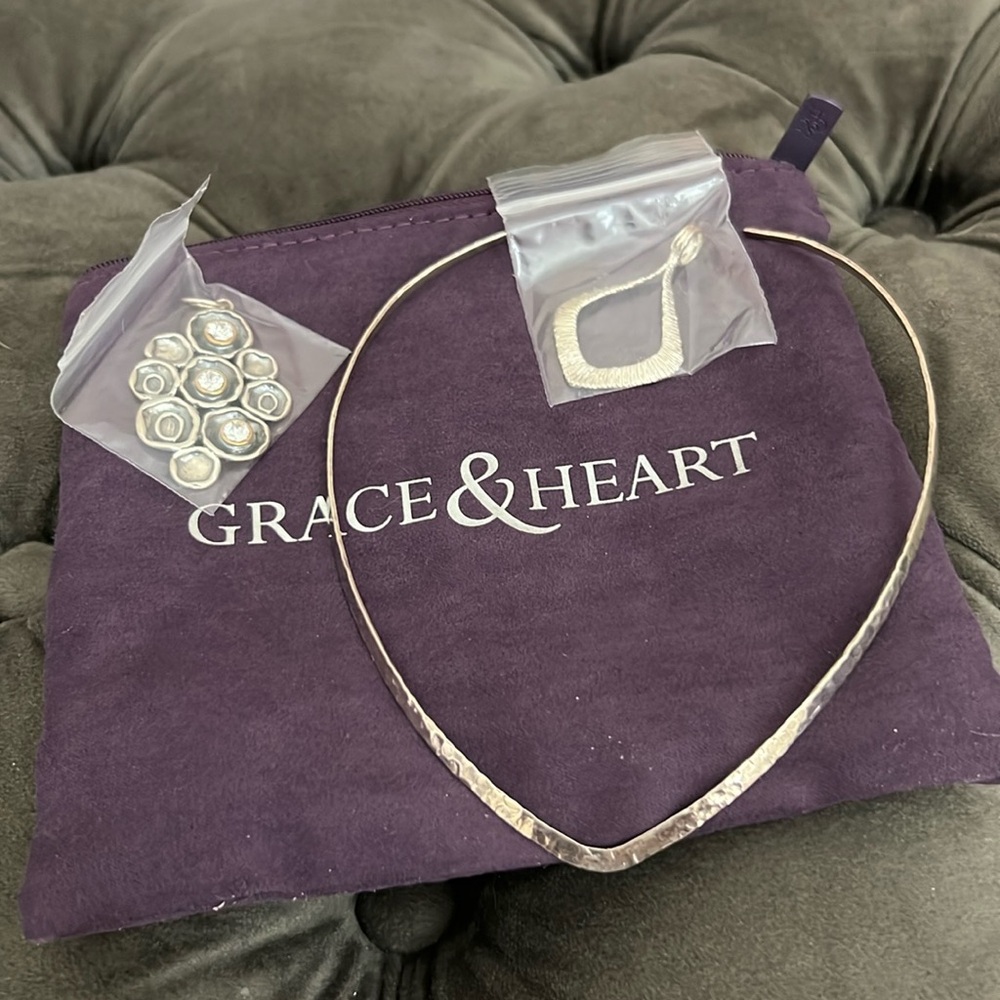 Grace and Heart Necklace set